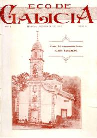 Eco de Galicia (A Habana, 1917-1936) [Reprodución]. Núm. 8 agosto 1917