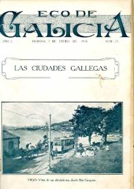 Eco de Galicia (A Habana, 1917-1936) [Reprodución]. Núm. 27 xaneiro 1918