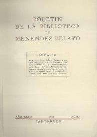 Boletín de la Biblioteca de Menéndez Pelayo. 1958
