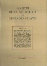 Boletín de la Biblioteca de Menéndez Pelayo. 1966