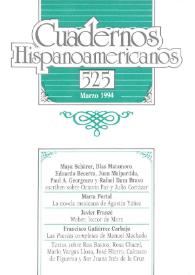 Cuadernos Hispanoamericanos. Núm. 525, marzo 1994