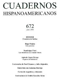 Cuadernos Hispanoamericanos. Núm. 672, junio 2006