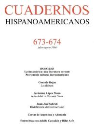 Cuadernos Hispanoamericanos. Núm. 673-674, julio-agosto 2006