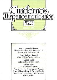 Cuadernos Hispanoamericanos. Núm. 520, octubre 1993
