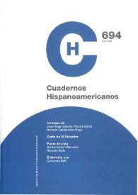Cuadernos Hispanoamericanos. Núm. 694, abril 2008