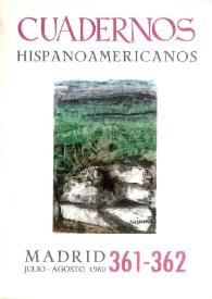 Cuadernos Hispanoamericanos. Núm. 361-362, julio-agosto 1980
