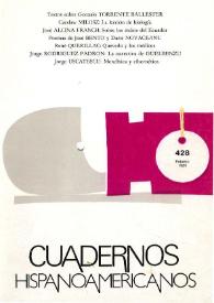 Cuadernos Hispanoamericanos. Núm. 428, febrero 1986