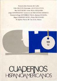 Cuadernos Hispanoamericanos. Núm. 429, marzo 1986