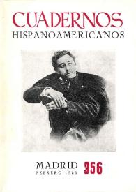 Cuadernos Hispanoamericanos. Núm. 356, febrero 1980