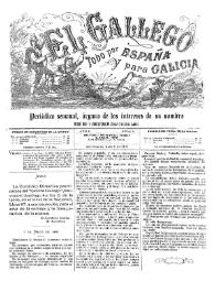 El Gallego. Periódico semanal órgano de los intereses de su nombre. Núm. 2, 2 de mayo de 1879