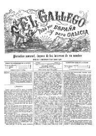 El Gallego. Periódico semanal órgano de los intereses de su nombre. Núm. 4, 18 de mayo de 1879