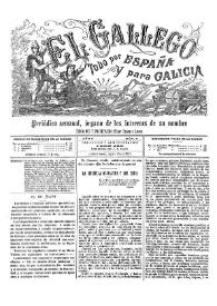 El Gallego. Periódico semanal órgano de los intereses de su nombre. Núm. 5,  25 de mayo de 1879