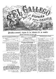 El Gallego. Periódico semanal órgano de los intereses de su nombre. Núm. 6, 1º de junio  1879