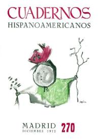 Cuadernos Hispanoamericanos. Núm. 270, diciembre 1972
