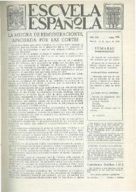 Escuela española. Año XVI, núm. 798, 11 de mayo de 1956