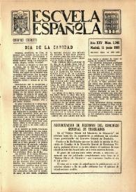 Escuela española. Año XXV, núm. 1346, 11 de junio de 1965