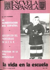 Escuela española. Año XXXII, núm. 1985, 18 de enero de 1972