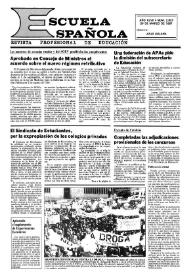 Escuela española. Año XLVII, núm. 2857, 26 de marzo de 1987