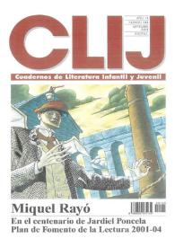 CLIJ. Cuadernos de literatura infantil y juvenil. Año 14, núm. 141, septiembre 2001