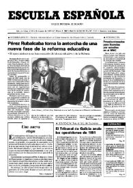 Escuela española. Año LII, núm. 3103, 25 de junio de 1992