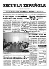 Escuela española. Año LIII, núm. 3162, 21 de octubre de 1993