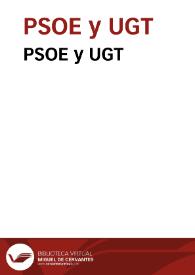 PSOE y UGT