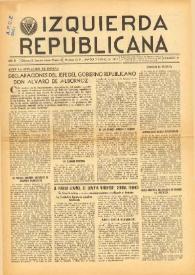 Izquierda Republicana : Publicación Mensual. Órgano De Izquierda Republicana En El Exilio.. Núm. 71, mayo-junio de 1951