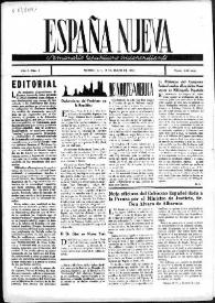 España Nueva : Semanario Republicano Independiente. Núm. 8, 12 de enero de 1946