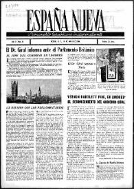 España Nueva : Semanario Republicano Independiente.. Núm.  25, 11 de mayo de 1946