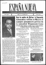 España Nueva : Semanario Republicano Independiente.. Núm. 36, 27 de julio de 1946