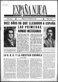 España Nueva : Semanario Republicano Independiente. Núm. 43, 14 de septiembre de 1946