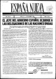 España Nueva : Semanario Republicano Independiente.. Núm. 53, 23 de noviembre de 1946