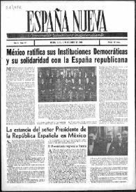 España Nueva : Semanario Republicano Independiente. Núm. 55, 7 de diciembre de 1946