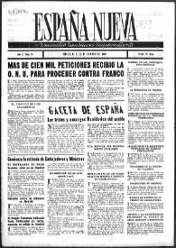 España Nueva : Semanario Republicano Independiente. Núm. 58, 28 de diciembre de 1946