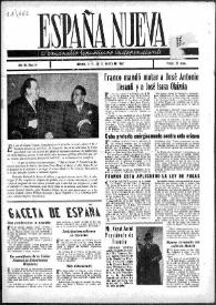 España Nueva : Semanario Republicano Independiente.. Núm. 61, 18 de enero de 1947