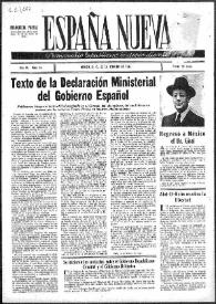España Nueva : Semanario Republicano Independiente. Núm. 66, 22 de febrero de 1947