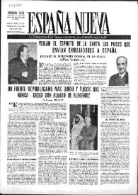 España Nueva : Semanario Republicano Independiente. Núm. 177-178, 28 de mayo de 1949