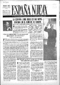 España Nueva : Semanario Republicano Independiente. Núm. 191-192, 3 de septiembre de 1949