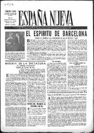España Nueva : Semanario Republicano Independiente. Núm. 260-261-262-263, 27 de marzo de 1951