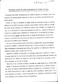 Declaración política del Comité Norteamericano pro-República española. 29 de mayo de 1945