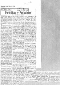 Periódicos y periodistas