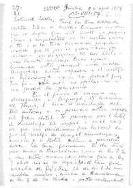 Carta de Eugenio Xammar a Carlos Esplá. Ginebra, 2 de agosto de 1954