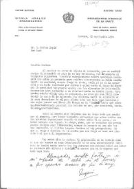 Carta de Eugenio Xammar a Carlos Esplá. Ginebra, 23 de septiembre de 1954