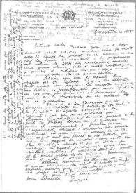 Carta de Eugenio Xammar a Carlos Esplá, 6 de septiembre de 1955