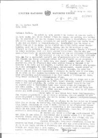 Carta de Eugenio Xammar a Carlos Esplá. Francia, 14 de marzo de 1956