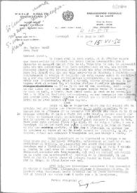 Carta de Eugenio Xammar a Carlos Esplá. Perpiñán, 9 de junio de 1956