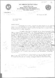 Carta de Eugenio Xammar a Carlos Esplá. Washington, 18 de agosto de 1958