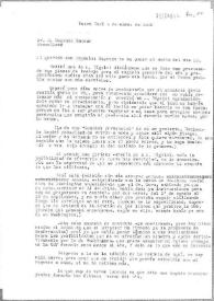 Carta a Eugenio Xammar. Nueva York, 4 de marzo de 1960