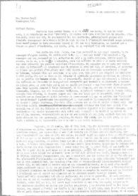 Carta de Eugenio Xammar a Carlos Esplá. Ginebra, 28 de septiembre de 1960