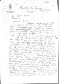 Carta de Eugenio Xammar a Carlos Esplá. Ginebra, 16 de agosto de 1962